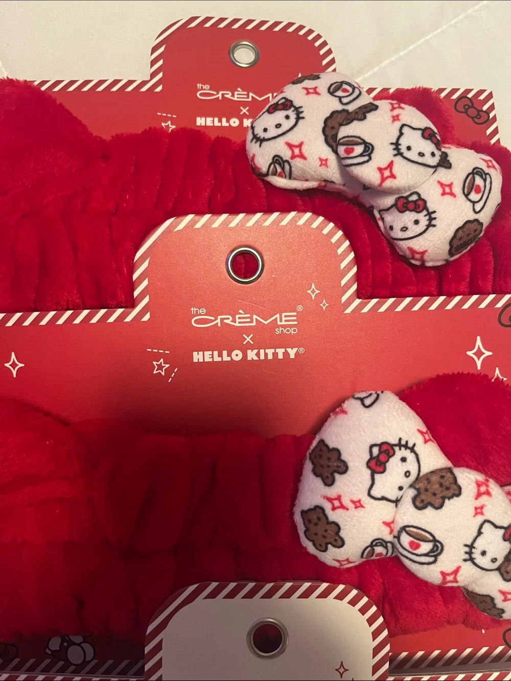The Crème Shop x Hello  Kitty Plush Spa Headband   2 Choices Pick 1 NWT